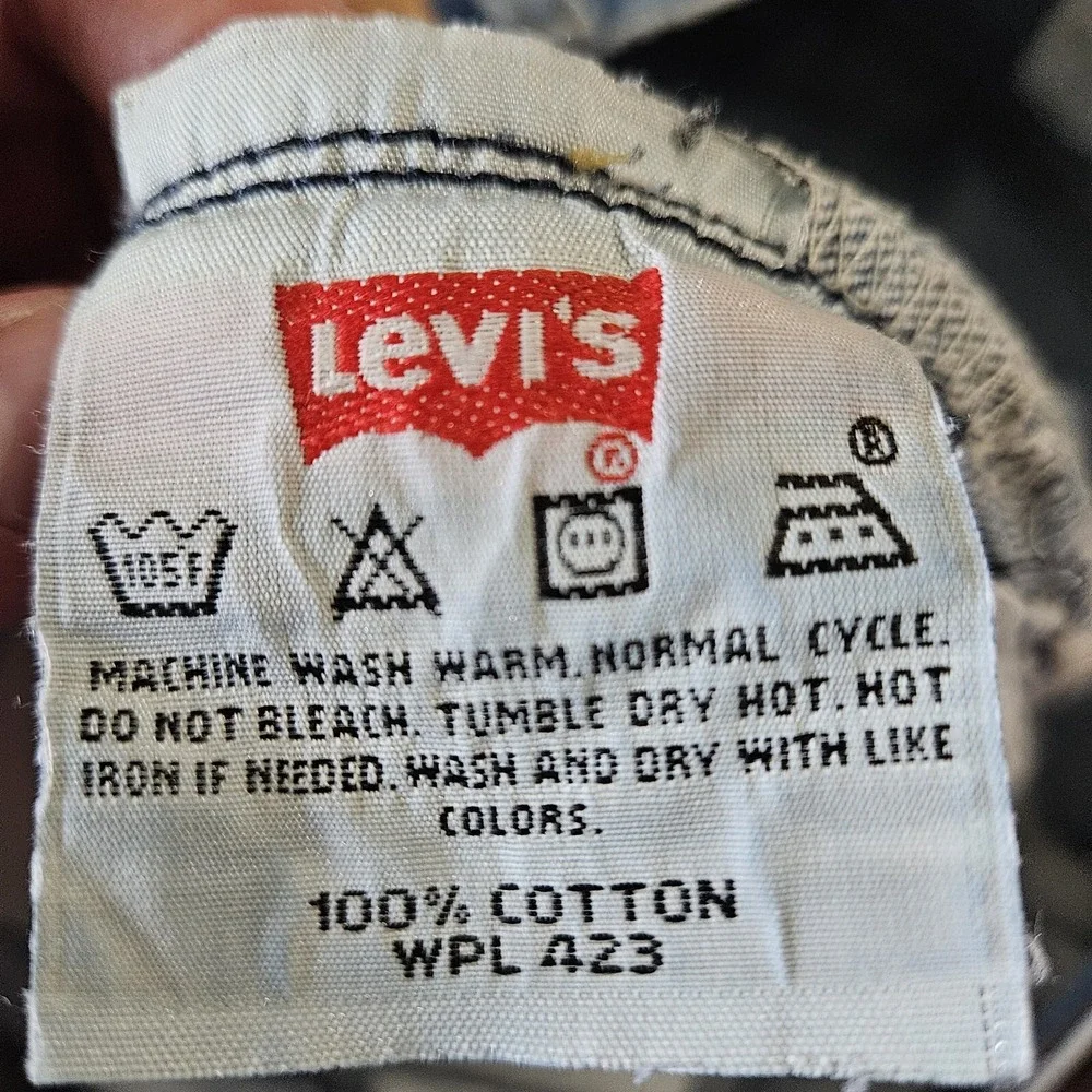 Levi's 501 XX Jeans Mens 38x32 Button Fly Jeans Classic Straight Leg 501XX